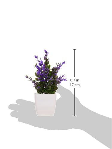 Averra Basics Artificial Plants Set with Pots – Realistic Look, Durable Plastic, No Maintenance Home Decor