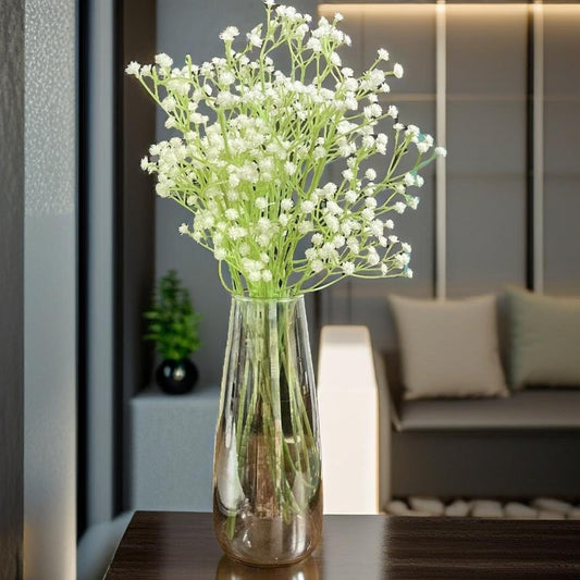 Auralyn Decor Faux Baby’s Breath Gypso Stick for Room, Diwali, Home Décor & Crafts – 2FT Artificial Flower