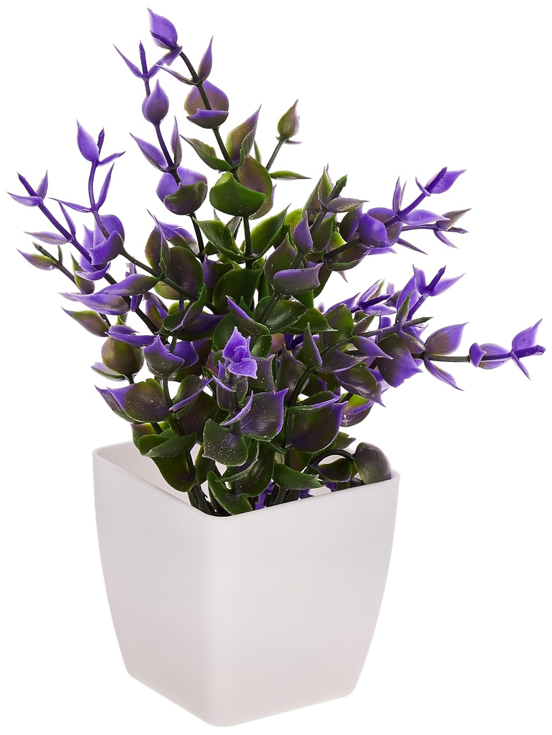 Averra Basics Artificial Plants Set with Pots – Realistic Look, Durable Plastic, No Maintenance Home Decor